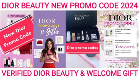 dior beauty promo code 2024|dior promo code tiktok.